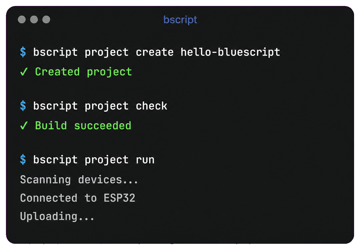 One CLI, End to End