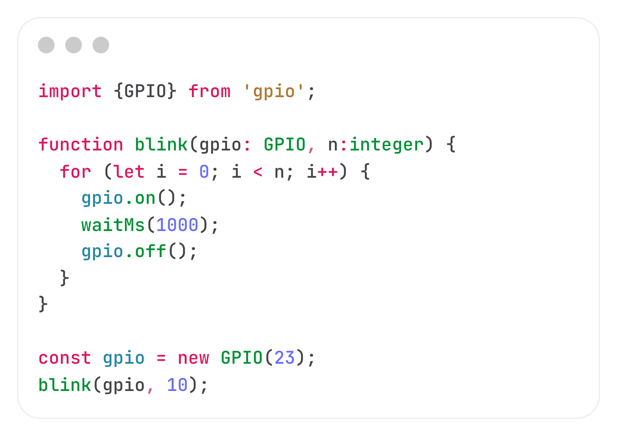 TypeScript-like Syntax
